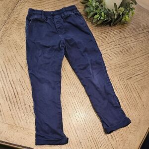 Boys Navy Cargo Pants Size 7 Flapdoodles